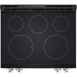 LG - 6.3 CF Electric Single Oven Slide-In Range, Self Clean, ThinQ,Printproof LG - 6.3 CF Electric Single Oven Slide-In Range, Self Clean, ThinQ,Printproof