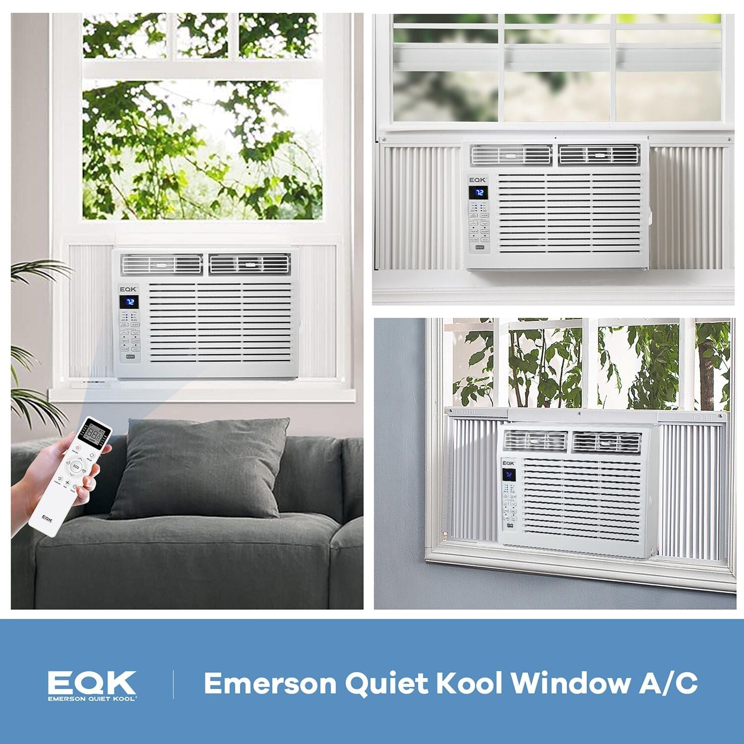 Emerson Quiet - 6000 BTU Window Air Conditioner with Electronic Controls | EARC6RE1 Emerson Quiet - 6000 BTU Window Air Conditioner with Electronic Controls | EARC6RE1