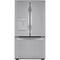 LG - 29 CF 3-Door Refrigerator, Water Only Dispenser, Stainless Look