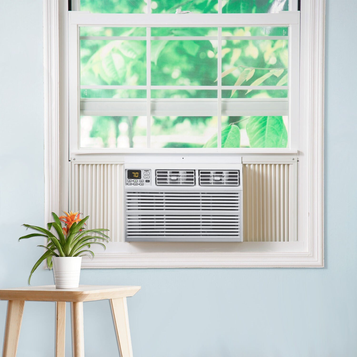 Whirlpool - 8,000 BTU Window AC with Electronic Controls | WHAW081BW Whirlpool - 8,000 BTU Window AC with Electronic Controls | WHAW081BW