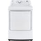 LG - 7.3 cu. ft. Ultra Large High Efficiency White Gas Dryer with Sensor Dry | DLG7001W