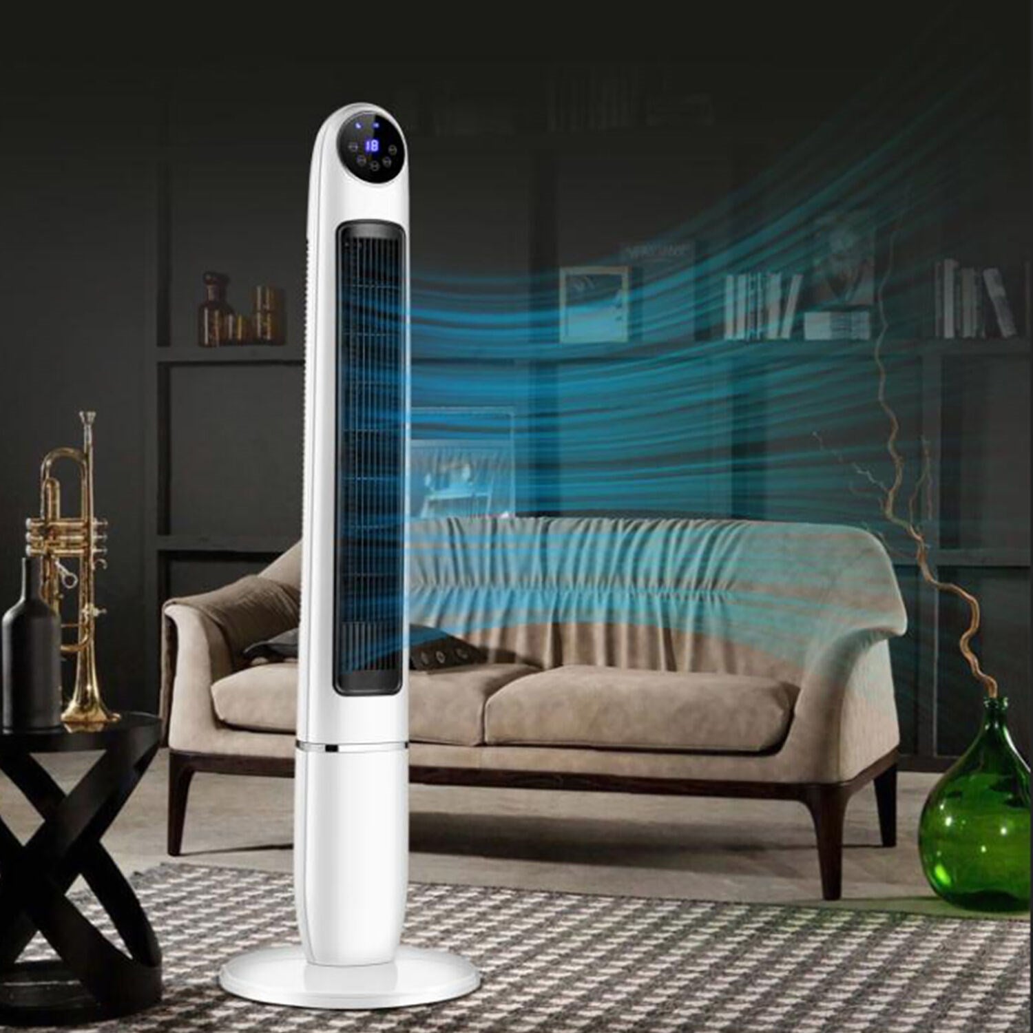 LifeSmart - 47-Inch Digital Pedestal Fan | BL-FS1-D LifeSmart - 47-Inch Digital Pedestal Fan | BL-FS1-D