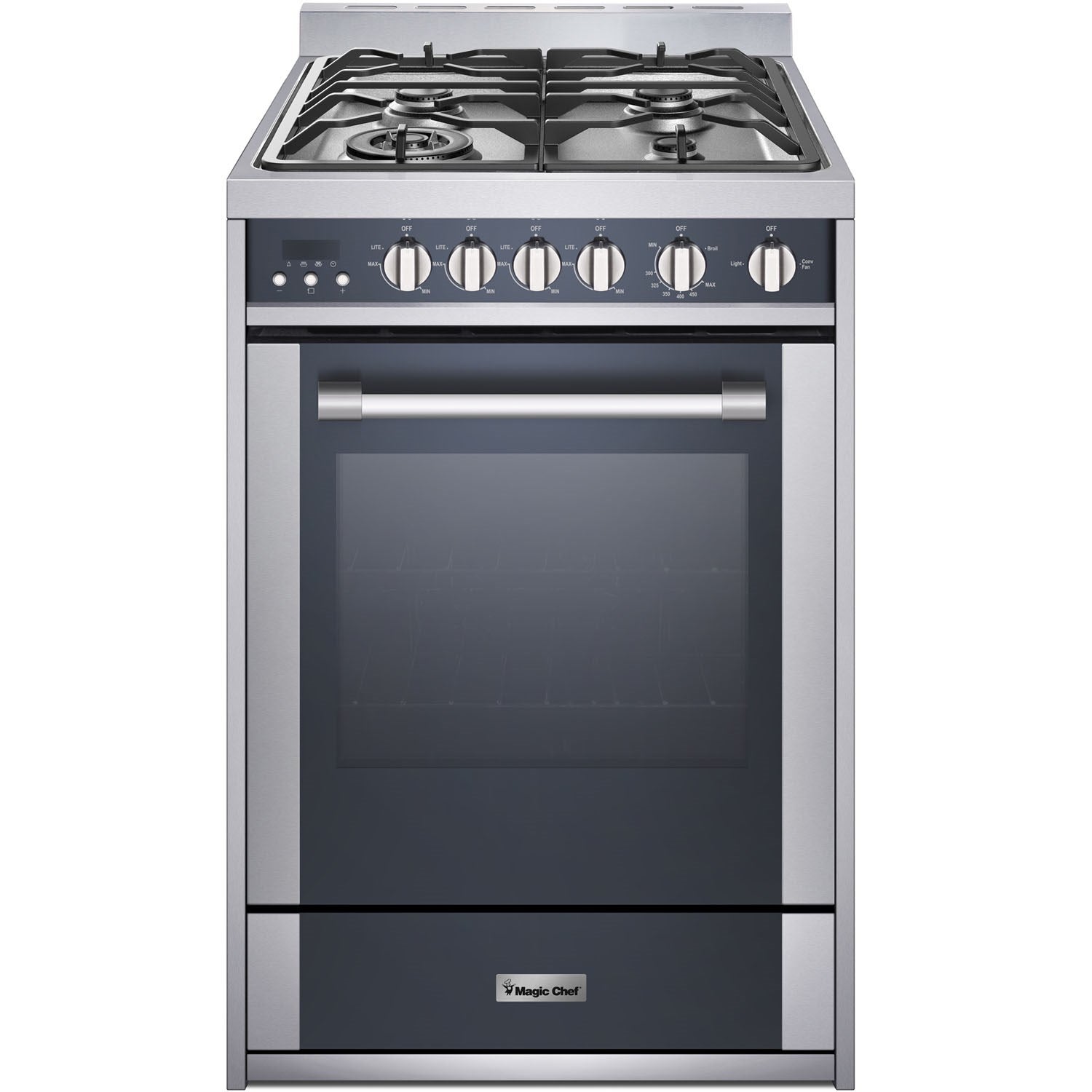 Magic Chef - 24 inch Gas Freestanding Range, Convection Oven | MCSRG24S Magic Chef - 24 inch Gas Freestanding Range, Convection Oven | MCSRG24S