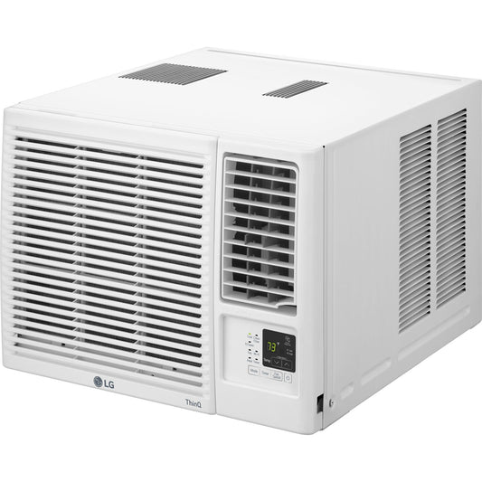 LG - 7,500 BTU Heat/Cool Window Air Conditioner w/Wifi Controls | LW8021HRSM
