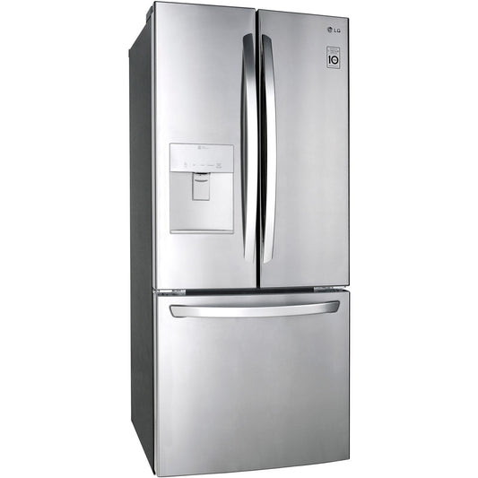 LG - 22 CF French Door, Dispenser, 30 inch Wide - LFDS22520S