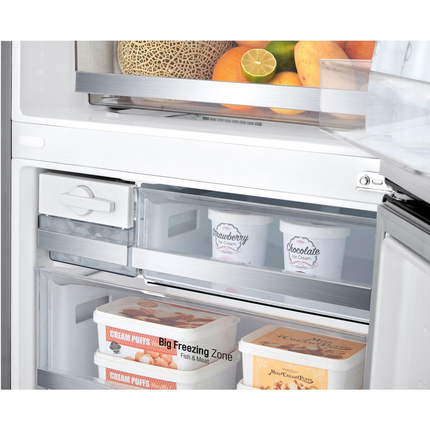 LG - 15 CF Counter-Depth Bottom Mount, Pocket Handles, Door Cooling LG - 15 CF Counter-Depth Bottom Mount, Pocket Handles, Door Cooling
