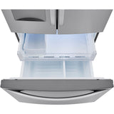 LG - 29 CF 3-Door Refrigerator, Water Only Dispenser, Stainless Look LG - 29 CF 3-Door Refrigerator, Water Only Dispenser, Stainless Look