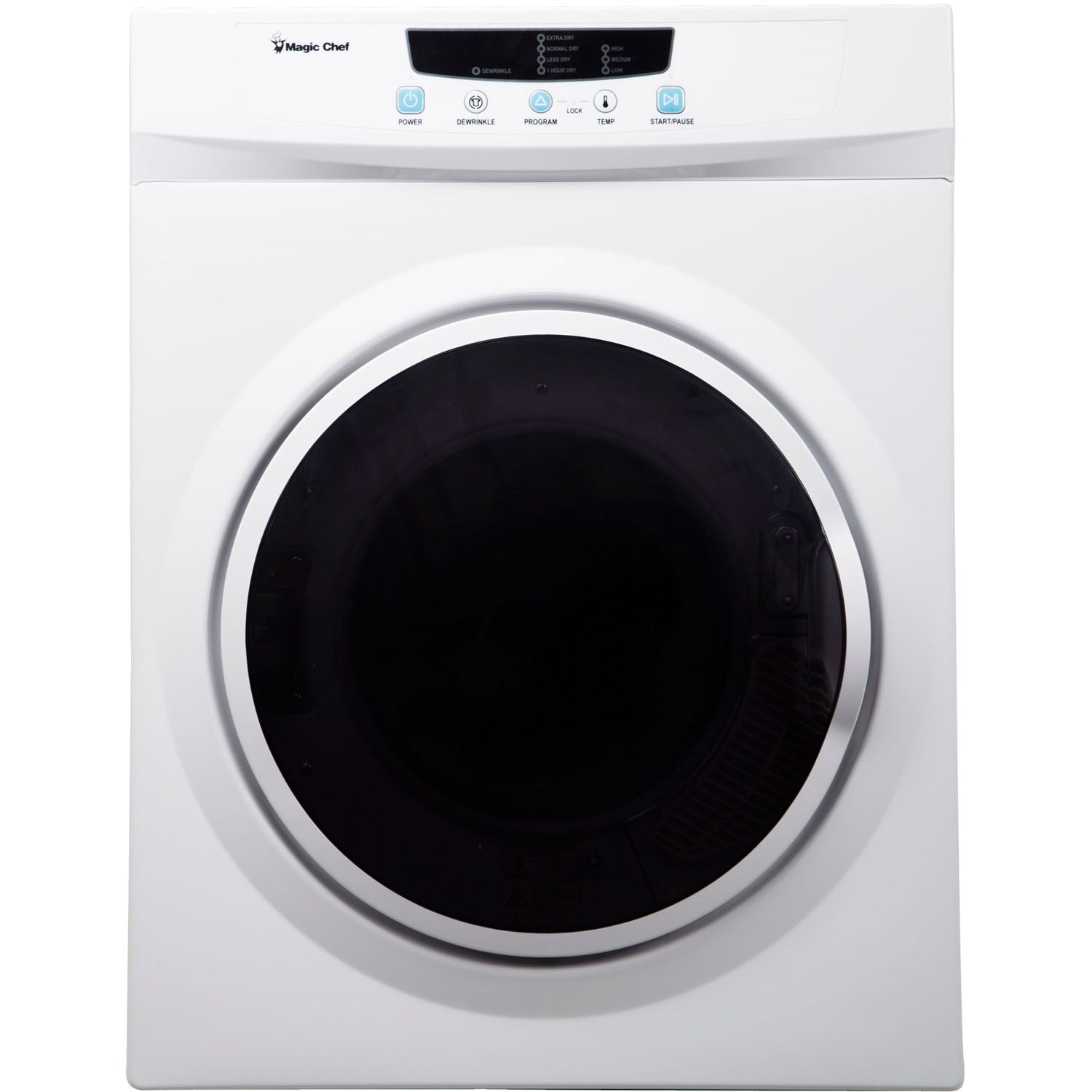 Magic Chef 2.6 cu. ft. White Compact Electric Dryer MCSDRY1S - The