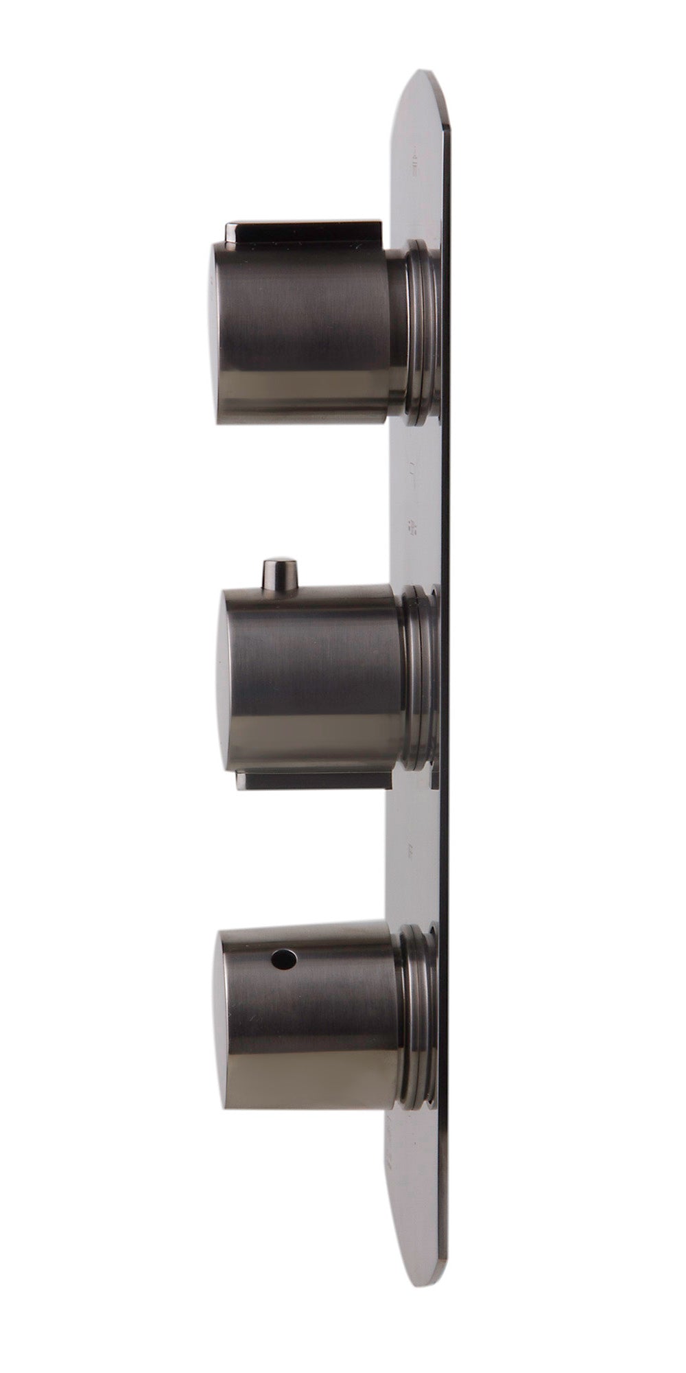 ALFI Brand - Brushed Nickel Concealed 4-Way Thermostatic Valve Shower Mixer /w Round Knobs | AB4101-BN ALFI Brand - Brushed Nickel Concealed 4-Way Thermostatic Valve Shower Mixer /w Round Knobs | AB4101-BN