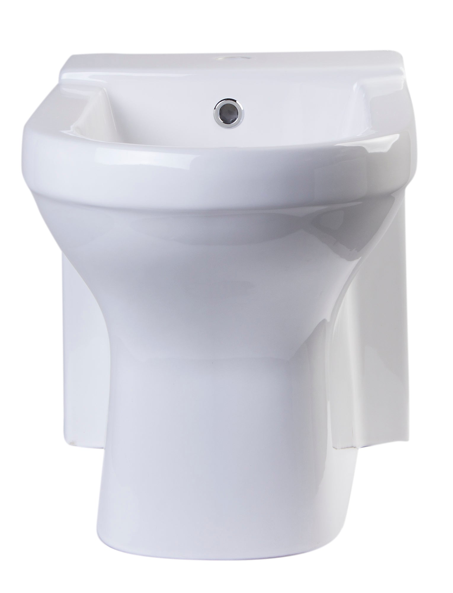 EAGO - White Ceramic Bathroom Bidet with Elongated Seat | JA1010 EAGO - White Ceramic Bathroom Bidet with Elongated Seat | JA1010