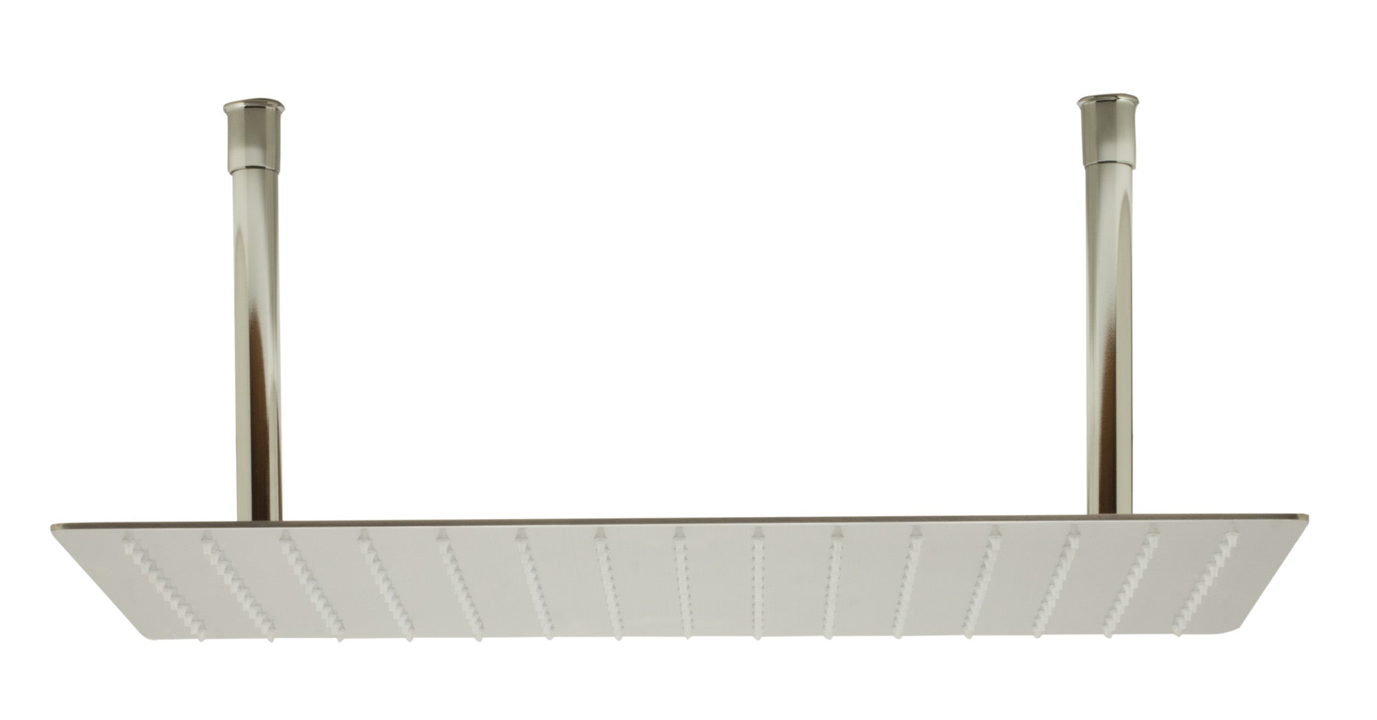 ALFI Brand - 20" Rectangular Brushed Solid Stainless Steel Ultra Thin Rain Shower Head | RAIN2012-BSS ALFI Brand - 20" Rectangular Brushed Solid Stainless Steel Ultra Thin Rain Shower Head | RAIN2012-BSS