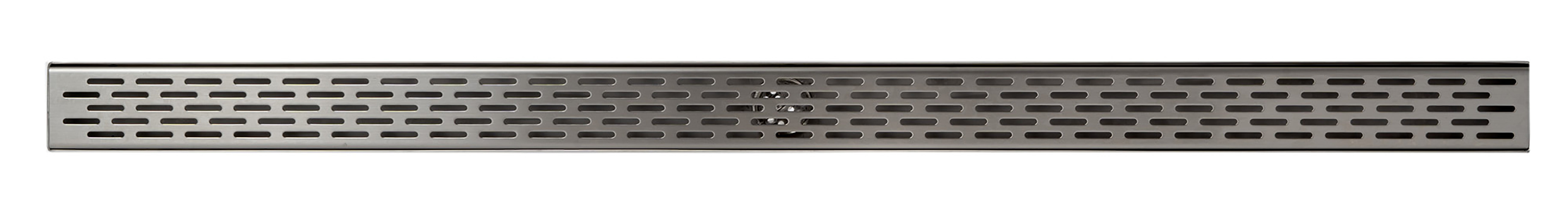 ALFI Brand - 47" Stainless Steel Linear Shower Drain with Groove Holes | ABLD47C-BSS ALFI Brand - 47" Stainless Steel Linear Shower Drain with Groove Holes | ABLD47C-BSS
