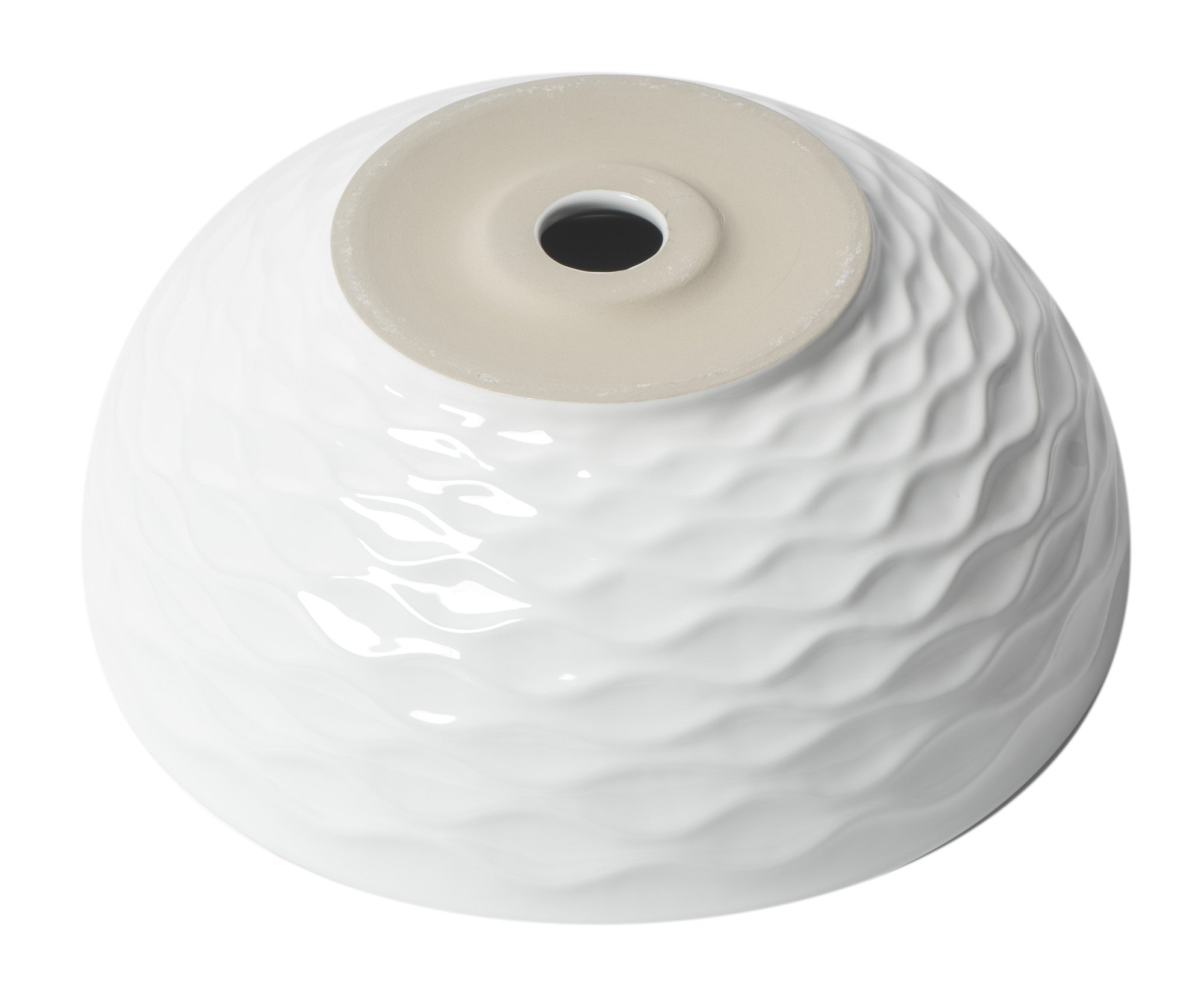 ALFI Brand - White 17" Decorative Round Vessel Above Mount Ceramic Sink | ABC909 ALFI Brand - White 17" Decorative Round Vessel Above Mount Ceramic Sink | ABC909