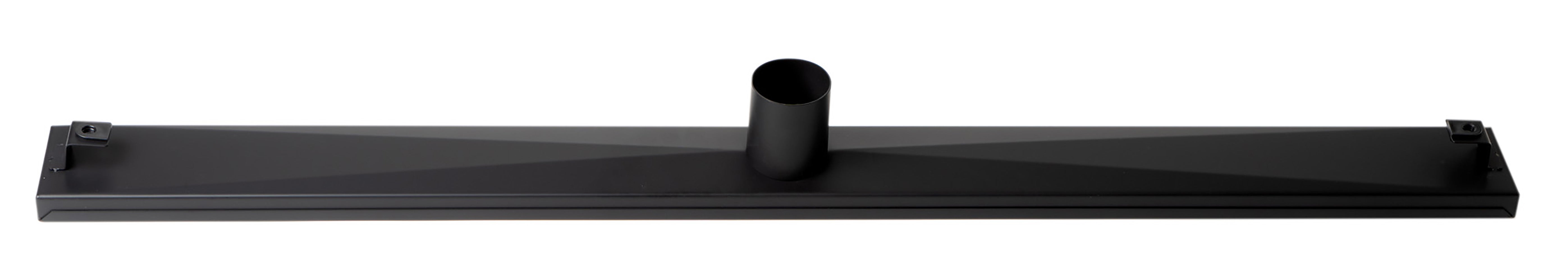 ALFI Brand - 36" Black Matte Stainless Steel Linear Shower Drain with Groove Holes | ABLD36C-BM ALFI Brand - 36" Black Matte Stainless Steel Linear Shower Drain with Groove Holes | ABLD36C-BM