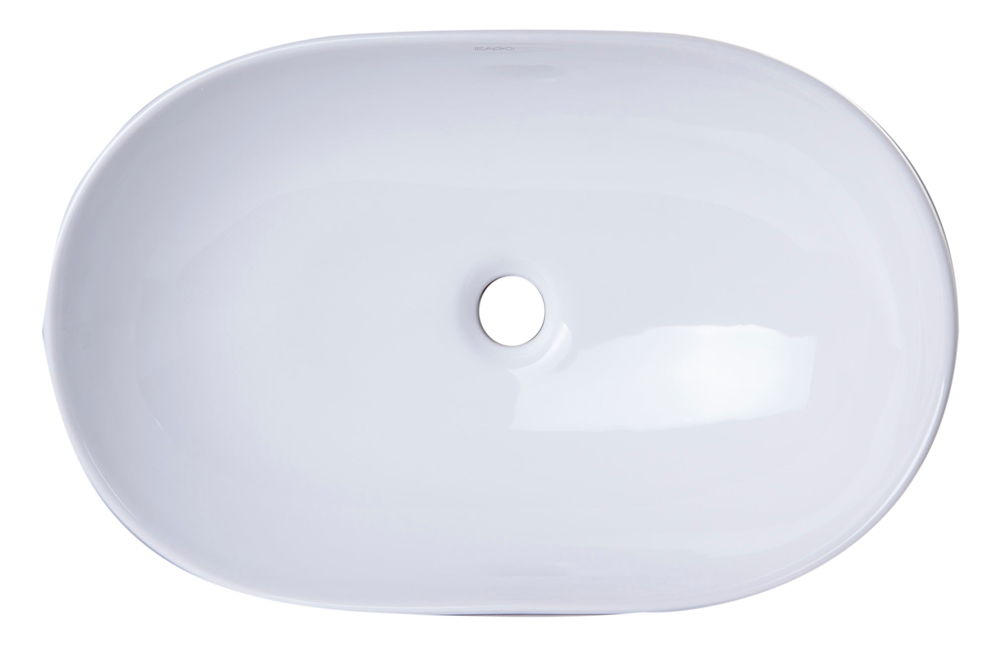 EAGO - 23" OVAL CERAMIC ABOVE MOUNT BATHROOM BASIN VESSEL SINK | BA352 EAGO - 23" OVAL CERAMIC ABOVE MOUNT BATHROOM BASIN VESSEL SINK | BA352