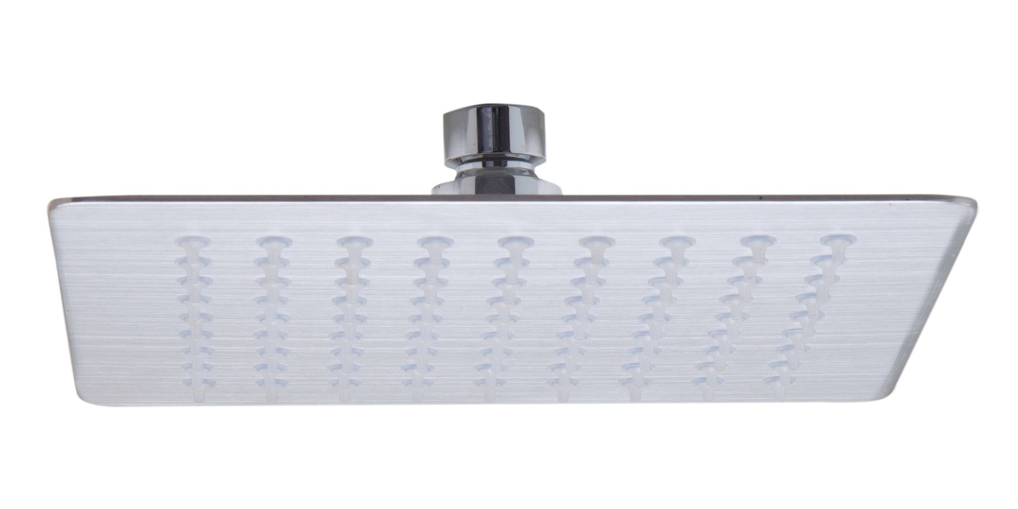 ALFI Brand - Solid Brushed Stainless Steel 8" Square Ultra Thin Rain Shower Head | RAIN8S-BSS ALFI Brand - Solid Brushed Stainless Steel 8" Square Ultra Thin Rain Shower Head | RAIN8S-BSS