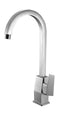 ALFI Brand - Brushed Nickel Gooseneck Single Hole Bathroom Faucet | AB3470-BN