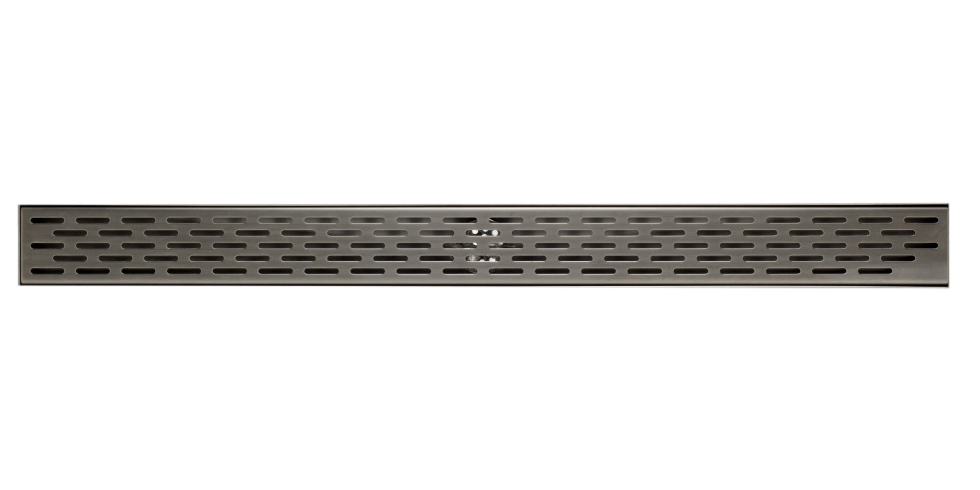 ALFI Brand - 32" Modern Stainless Steel Linear Shower Drain with Groove Holes | ABLD32C-BSS ALFI Brand - 32" Modern Stainless Steel Linear Shower Drain with Groove Holes | ABLD32C-BSS