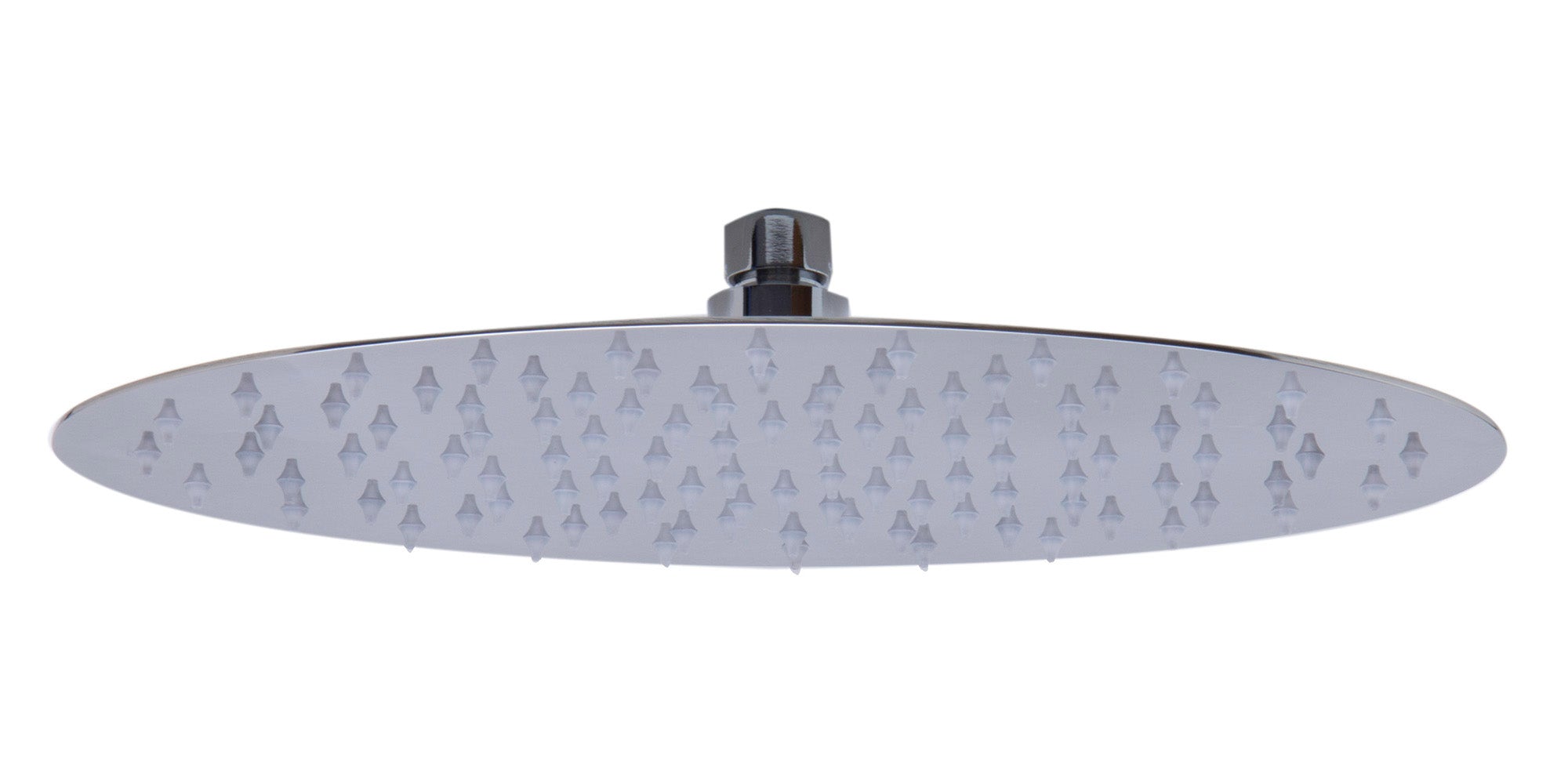ALFI Brand - 12" Oval Polished Solid Stainless Steel Ultra Thin Rain Shower Head | RAIN128-PSS ALFI Brand - 12" Oval Polished Solid Stainless Steel Ultra Thin Rain Shower Head | RAIN128-PSS