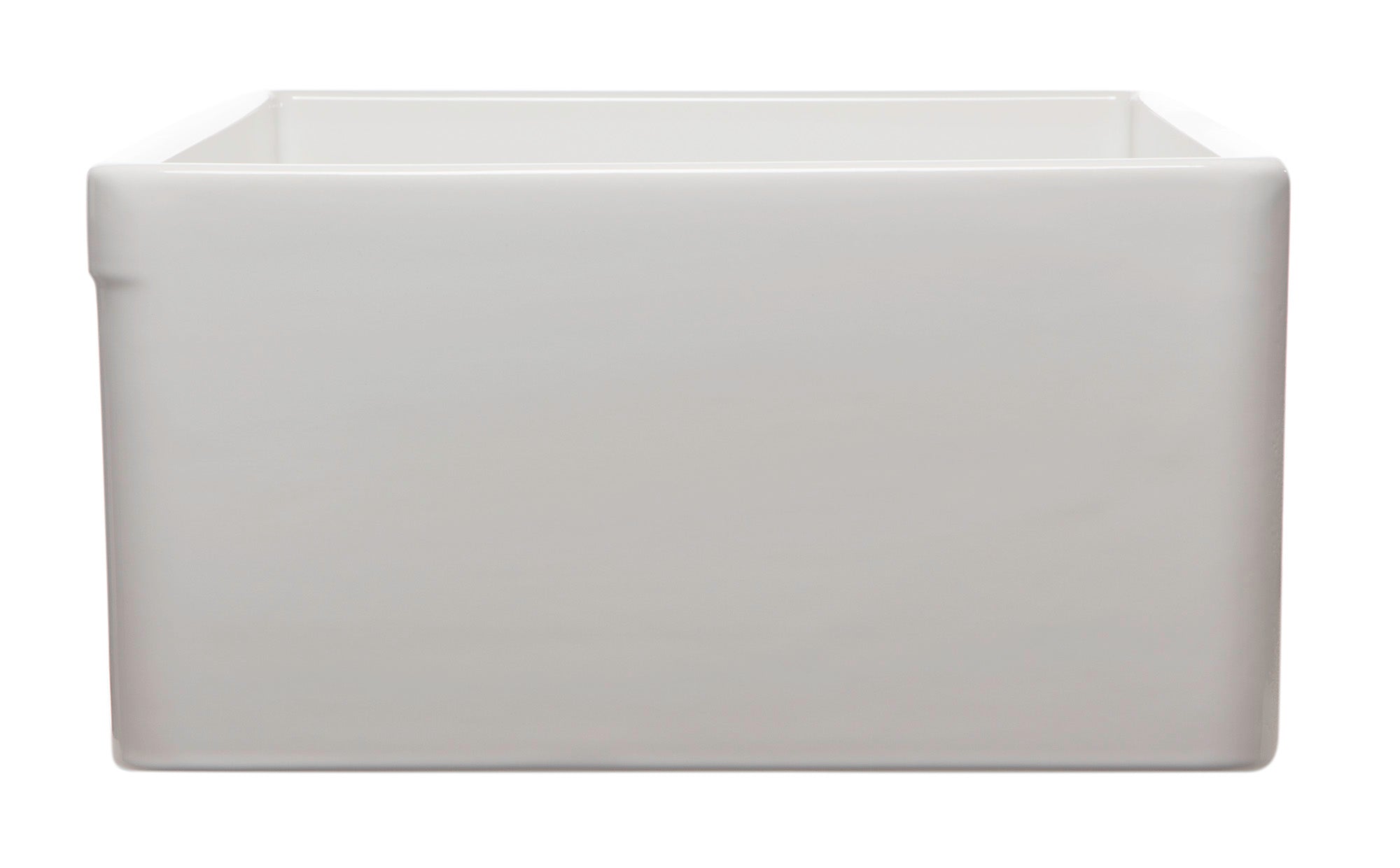 ALFI Brand - 33" White Single Bowl Fluted Apron Fireclay Farm Sink | AB532-W ALFI Brand - 33" White Single Bowl Fluted Apron Fireclay Farm Sink | AB532-W