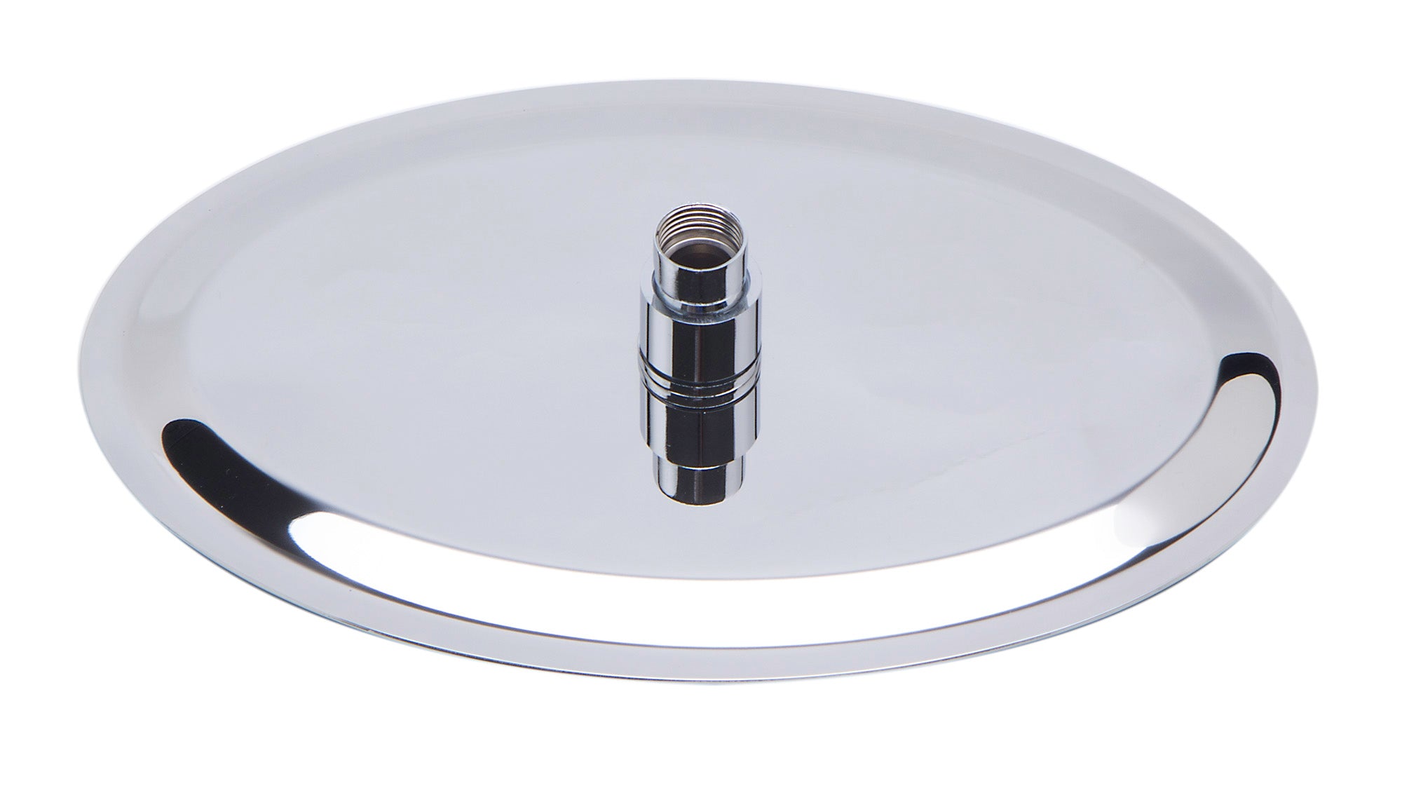 ALFI Brand - 12" Oval Polished Solid Stainless Steel Ultra Thin Rain Shower Head | RAIN128-PSS ALFI Brand - 12" Oval Polished Solid Stainless Steel Ultra Thin Rain Shower Head | RAIN128-PSS