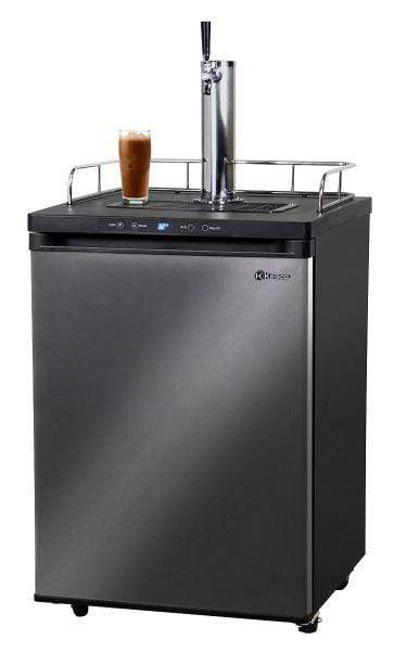 Kegco Beer Refrigeration 1 TAP 24" Wide Cold Brew Coffee Tap Black Stainless Kegerator Kegco Beer Refrigeration 1 TAP 24" Wide Cold Brew Coffee Tap Black Stainless Kegerator