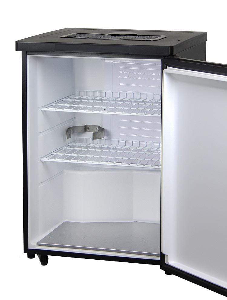 Kegco Beer Refrigeration 24" Wide Black Kegerator - Cabinet Only Kegco Beer Refrigeration 24" Wide Black Kegerator - Cabinet Only