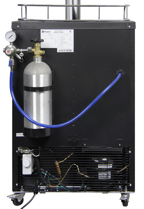 Kegco Beer Refrigeration 24" Wide Black Kegerator - Cabinet Only Kegco Beer Refrigeration 24" Wide Black Kegerator - Cabinet Only