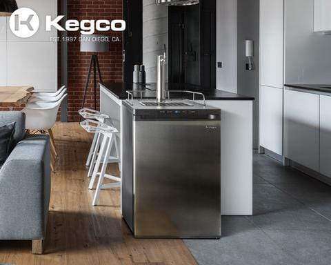Kegco Beer Refrigeration 24" Wide Cold Brew Coffee Tap Black Stainless Steel Kegerator Kegco Beer Refrigeration 24" Wide Cold Brew Coffee Tap Black Stainless Steel Kegerator