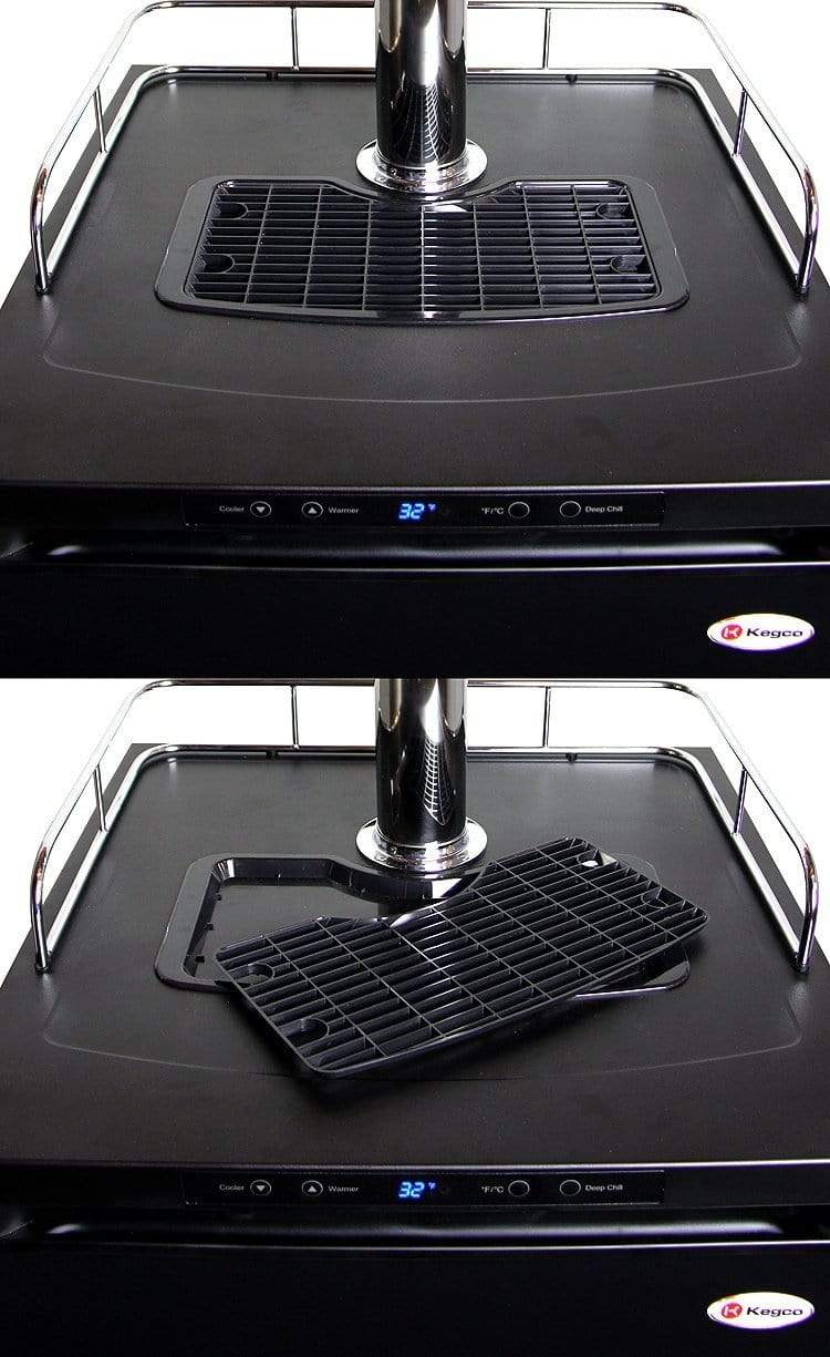 Kegco Beer Refrigeration 24" Wide Tap Black Digital Kegerator Kegco Beer Refrigeration 24" Wide Tap Black Digital Kegerator