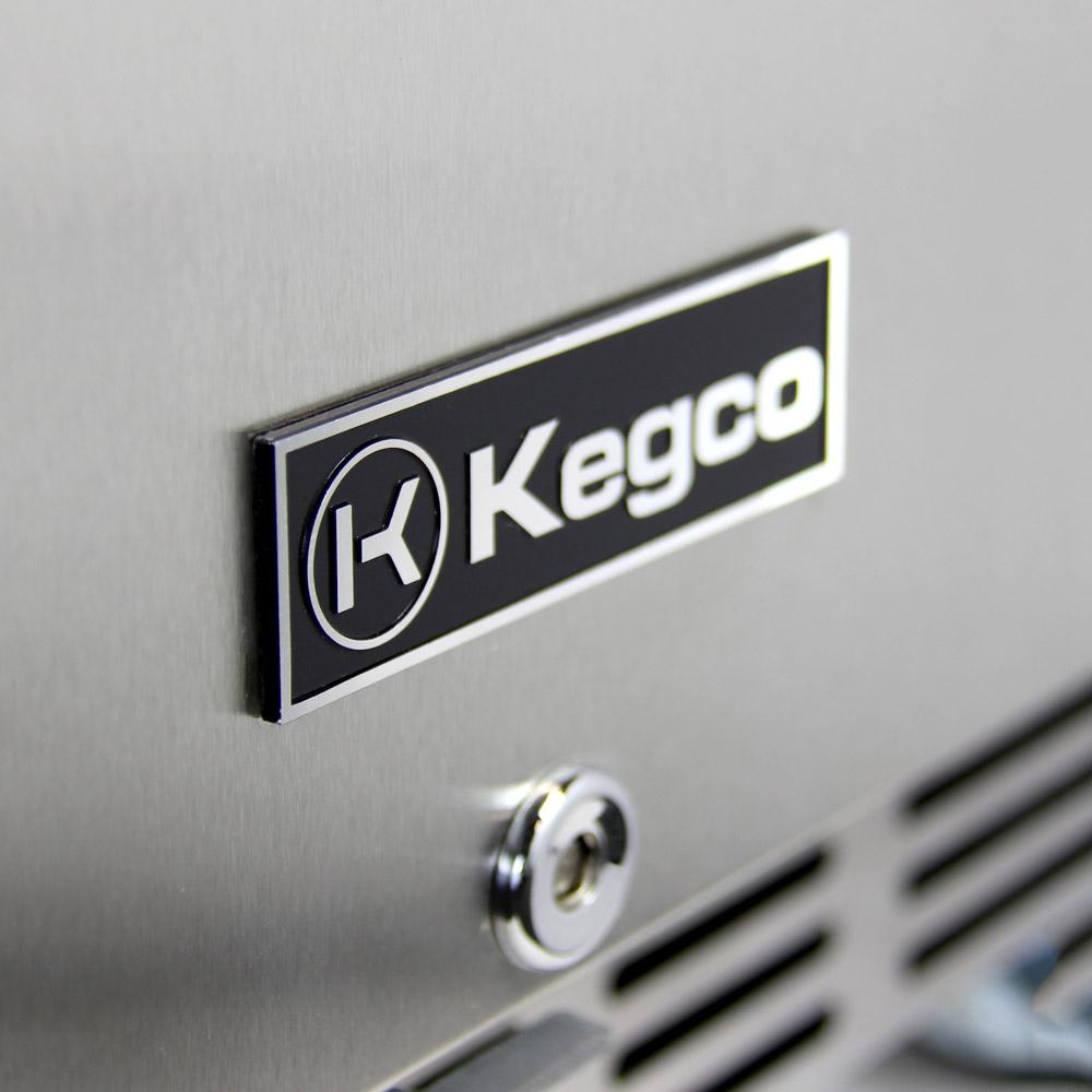 Kegco Beer Refrigeration 24" Wide Tap Stainless Steel Built-In Digital Left Hinge Kegerator with Kit Kegco Beer Refrigeration 24" Wide Tap Stainless Steel Built-In Digital Left Hinge Kegerator with Kit