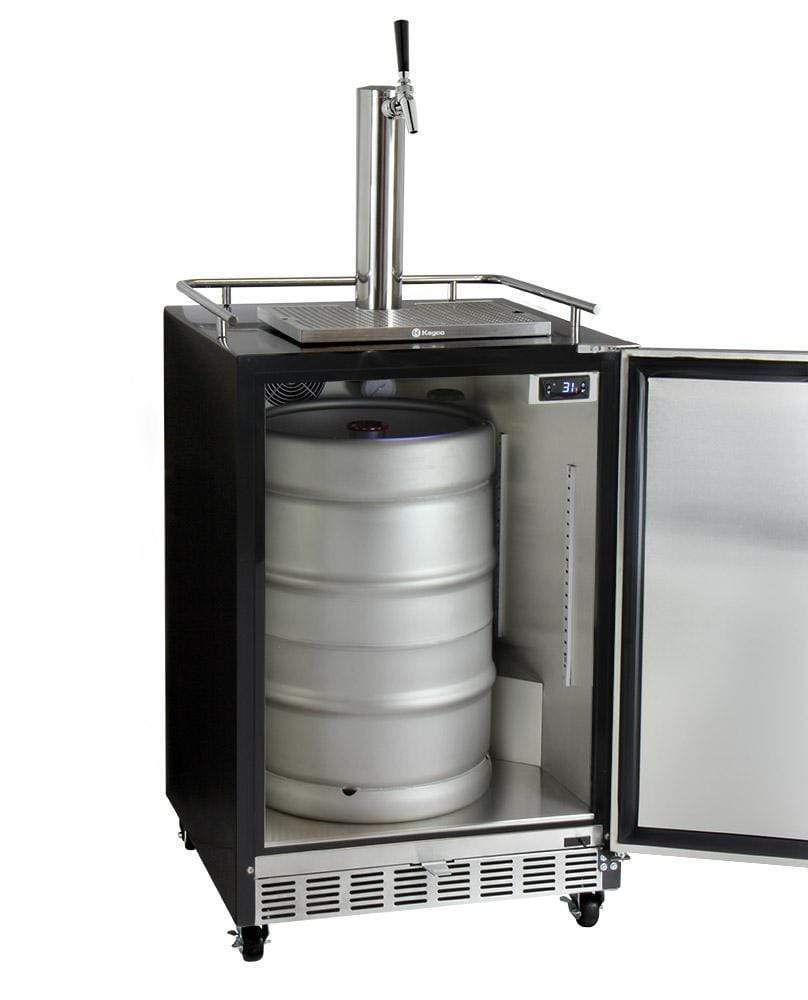 Kegco Beer Refrigeration 24" Wide Tap Stainless Steel Commercial Built-In Right Hinge Digital Kegerator with Kit Kegco Beer Refrigeration 24" Wide Tap Stainless Steel Commercial Built-In Right Hinge Digital Kegerator with Kit