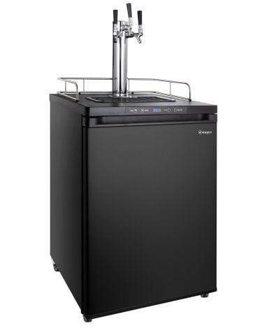 Kegco Beer Refrigeration 3 TAP 24" Wide Tap Black Digital Kegerator Kegco Beer Refrigeration 3 TAP 24" Wide Tap Black Digital Kegerator