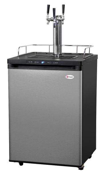Kegco Beer Refrigeration 3 TAP 24" Wide Tap Stainless Steel Digital Kegerator Kegco Beer Refrigeration 3 TAP 24" Wide Tap Stainless Steel Digital Kegerator