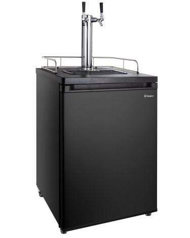 Kegco Beer Refrigeration Dual Tape 24" Wide Cold Brew Coffee Tap Black Kegerator Kegco Beer Refrigeration Dual Tape 24" Wide Cold Brew Coffee Tap Black Kegerator