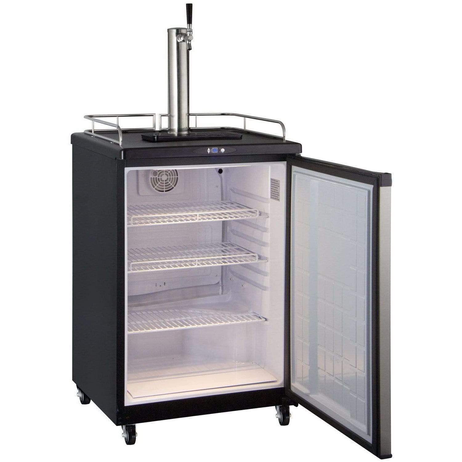 Kegco Beer Refrigeration KEGCO 24" WIDE TAP STAINLESS STEEL HOME BREW KEGERATOR Kegco Beer Refrigeration KEGCO 24" WIDE TAP STAINLESS STEEL HOME BREW KEGERATOR