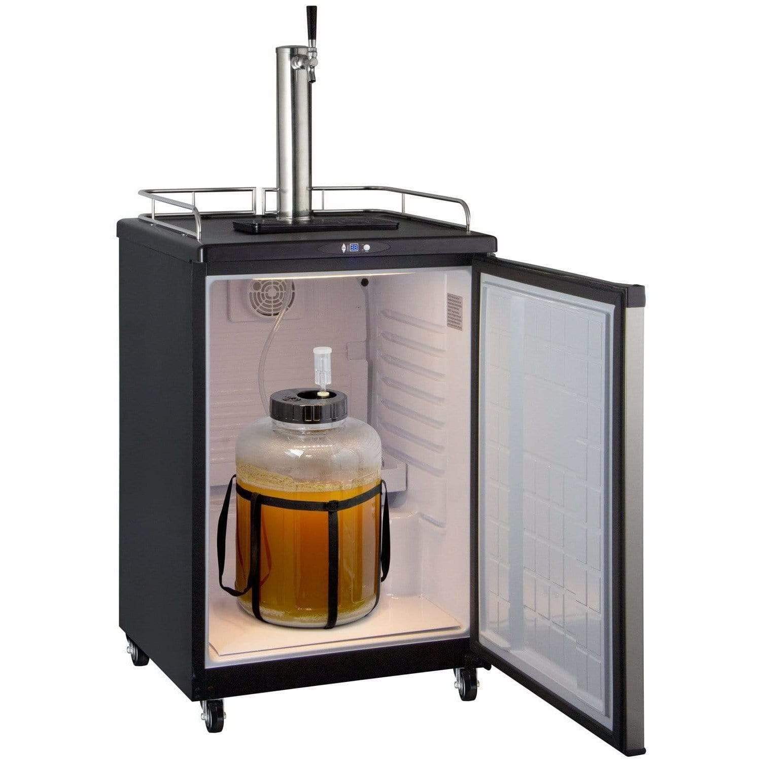 Kegco Beer Refrigeration KEGCO 24" WIDE TAP STAINLESS STEEL HOME BREW KEGERATOR Kegco Beer Refrigeration KEGCO 24" WIDE TAP STAINLESS STEEL HOME BREW KEGERATOR
