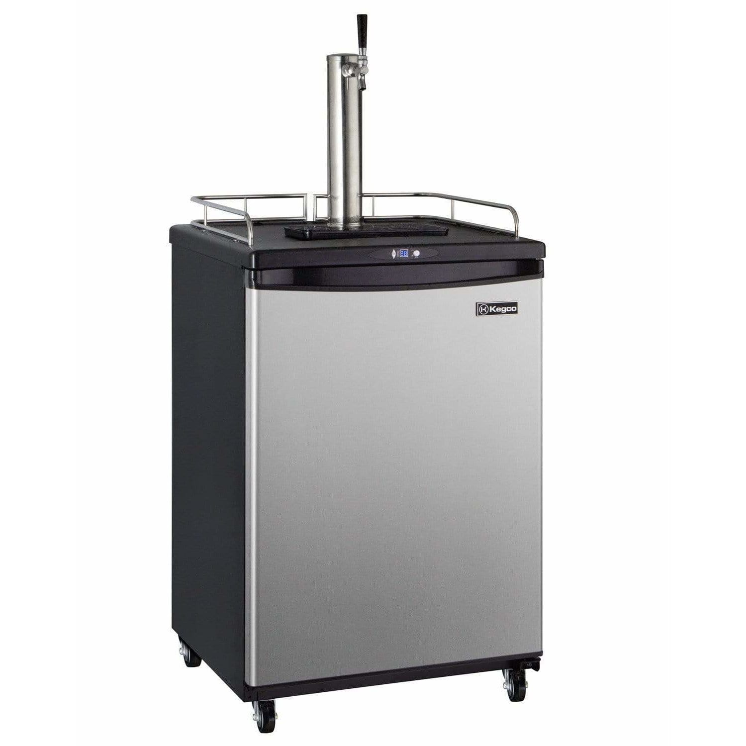 Kegco Beer Refrigeration SINGLE TAP KEGCO 24" WIDE TAP STAINLESS STEEL HOME BREW KEGERATOR Kegco Beer Refrigeration SINGLE TAP KEGCO 24" WIDE TAP STAINLESS STEEL HOME BREW KEGERATOR