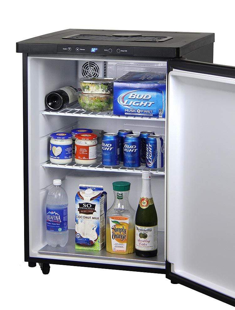 Kegco Beer Refrigeration Wide Black Digital Kegerator - Cabinet Only Kegco Beer Refrigeration Wide Black Digital Kegerator - Cabinet Only