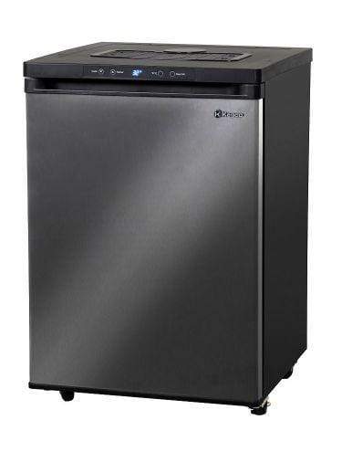 Kegco Beer Refrigeration Wide Black Stainless Steel Digital Kegerator - Cabinet Only Kegco Beer Refrigeration Wide Black Stainless Steel Digital Kegerator - Cabinet Only