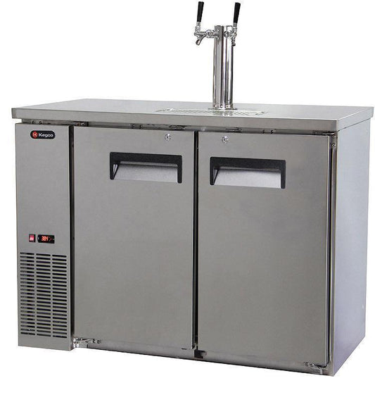 Kegco Kegco - 49" Wide Dual Tap All Stainless Steel Commercial Kegerator