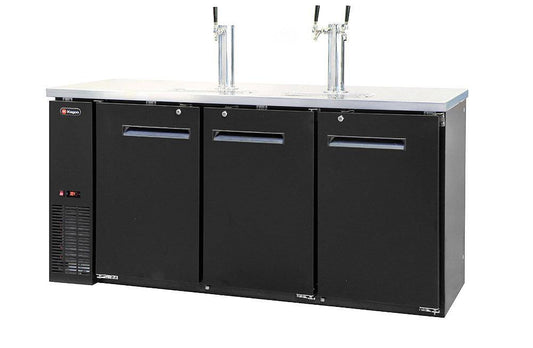 Kegco Kegco - 72" Wide Triple Tap Black Commercial Kegerator
