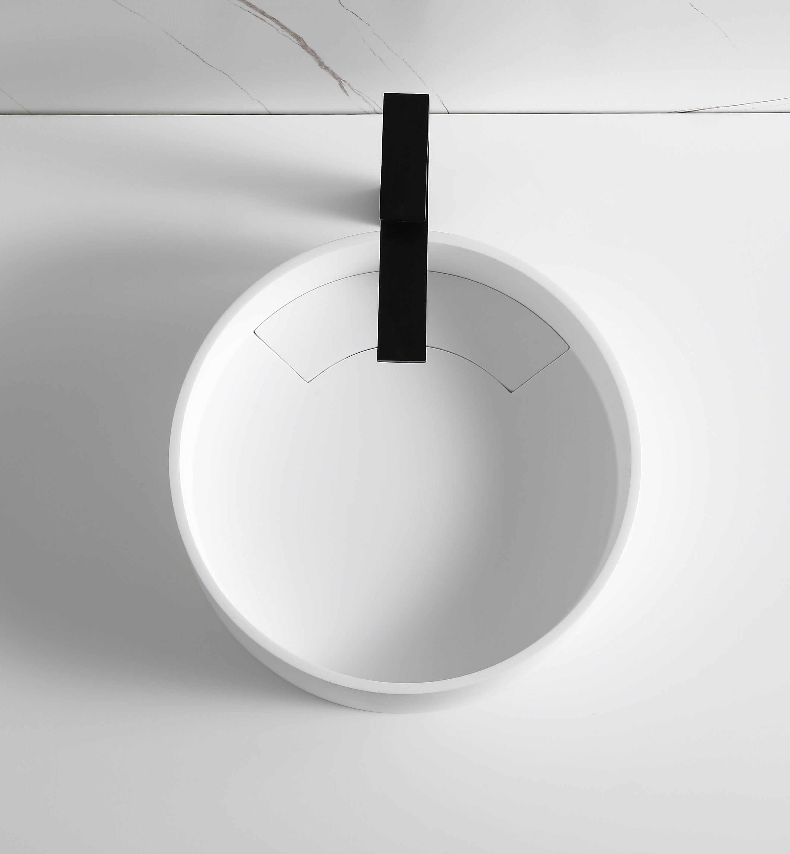 ALFI Brand - 15" Round White Matte Solid Surface Resin Sink | ABRS15R ALFI Brand - 15" Round White Matte Solid Surface Resin Sink | ABRS15R