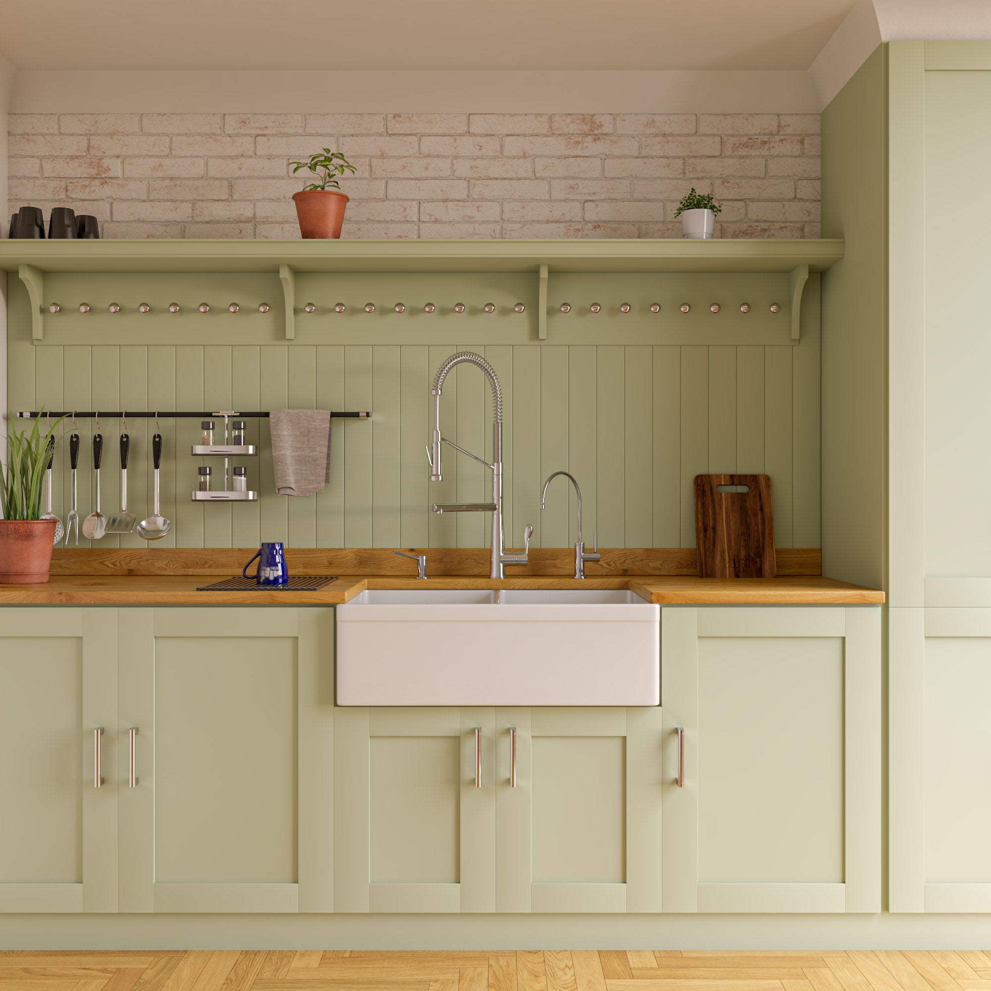ALFI Brand - White 32" Decorative Lip Apron Double Bowl Fireclay Farmhouse Kitchen Sink | AB539-W ALFI Brand - White 32" Decorative Lip Apron Double Bowl Fireclay Farmhouse Kitchen Sink | AB539-W