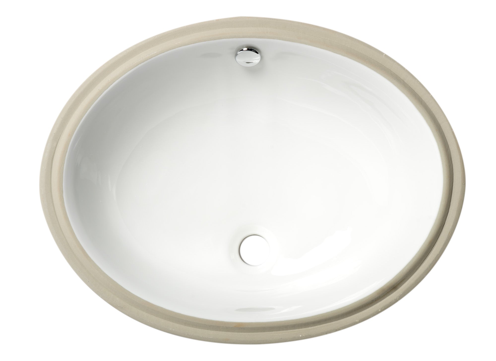 ALFI Brand - White 23" Oval Undermount Ceramic Sink | ABC602 ALFI Brand - White 23" Oval Undermount Ceramic Sink | ABC602