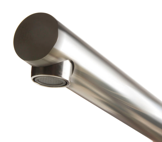 ALFI Brand - Brushed Nickel Floor Mounted Tub Filler + Mixer /w additional Hand Held Shower Head | AB2758-BN