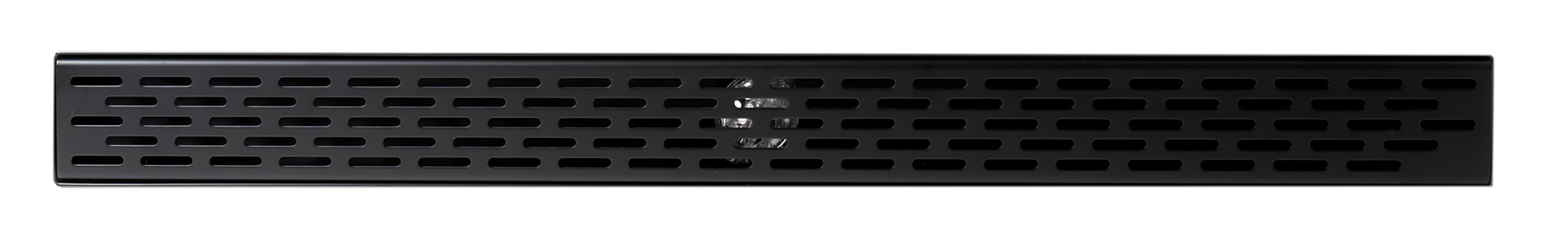 ALFI Brand - 32" Black Matte Stainless Steel Linear Shower Drain with Groove Holes | ABLD32C-BM ALFI Brand - 32" Black Matte Stainless Steel Linear Shower Drain with Groove Holes | ABLD32C-BM