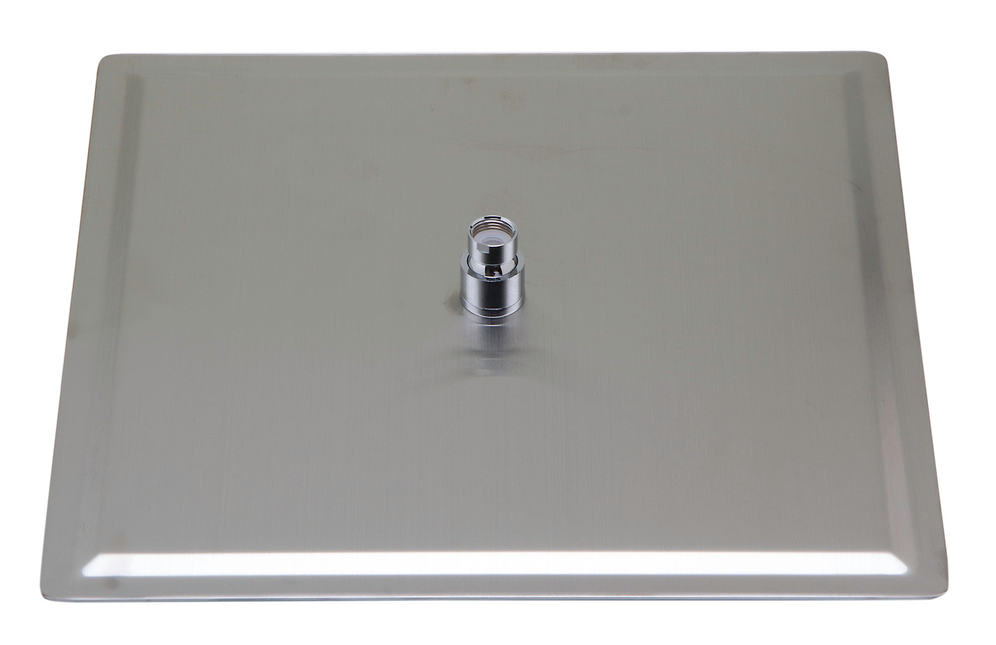 ALFI Brand - Solid Brushed Stainless Steel 16" Square Ultra Thin Rain Shower Head | RAIN16S-BSS ALFI Brand - Solid Brushed Stainless Steel 16" Square Ultra Thin Rain Shower Head | RAIN16S-BSS