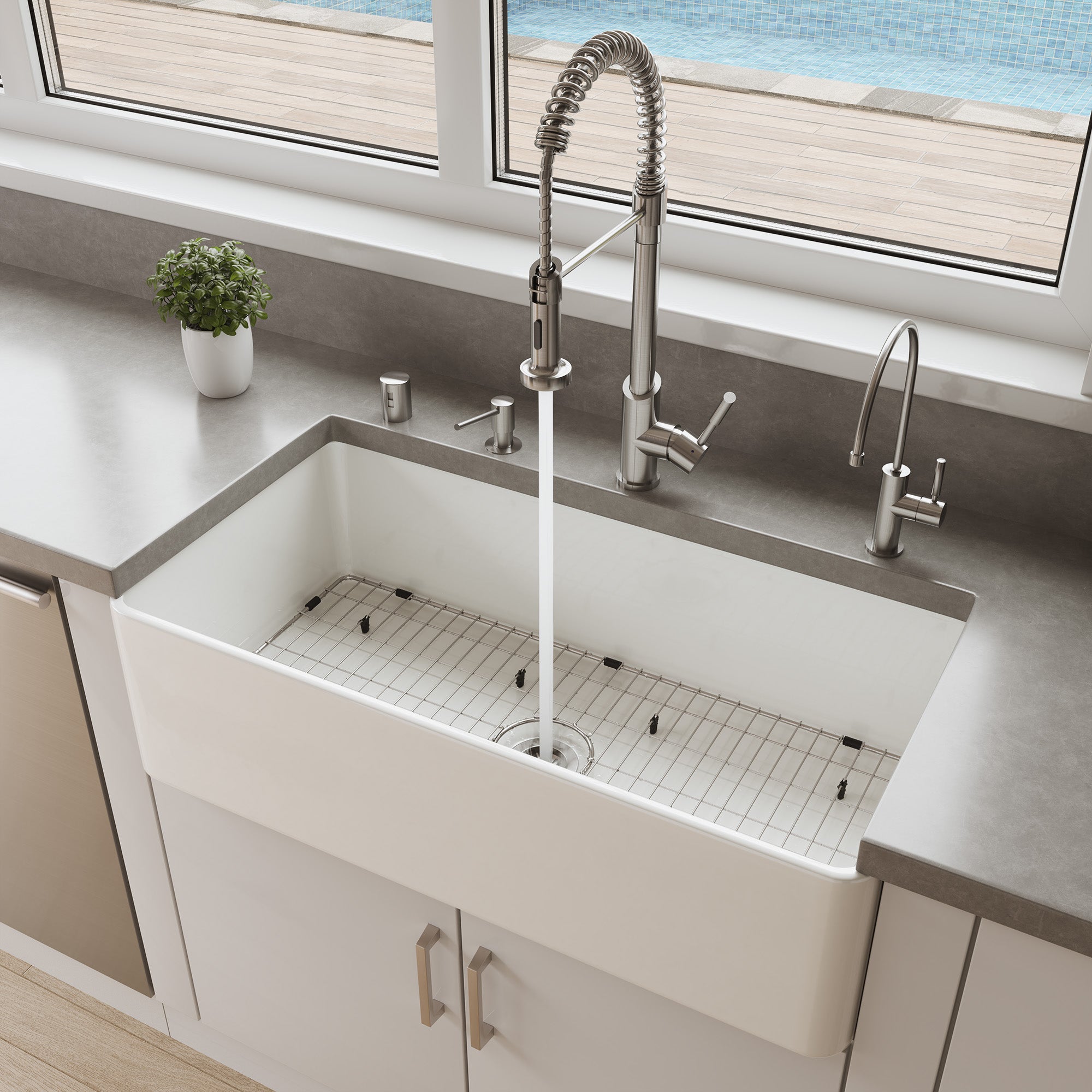 ALFI Brand - Solid Stainless Steel Kitchen Sink Grid for ABF3618 Sink | ABGR36 ALFI Brand - Solid Stainless Steel Kitchen Sink Grid for ABF3618 Sink | ABGR36
