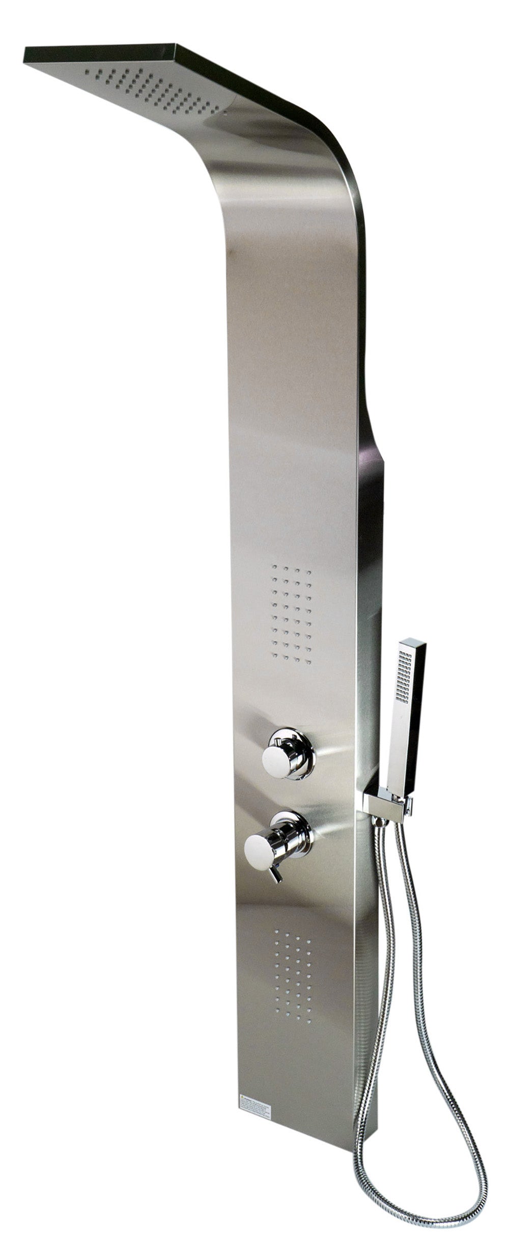 ALFI Brand - Modern Stainless Steel Shower Panel with 2 Body Sprays | ABSP20 ALFI Brand - Modern Stainless Steel Shower Panel with 2 Body Sprays | ABSP20